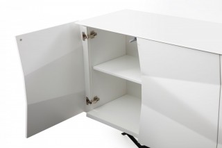 Modern White High Gloss Dining Buffet