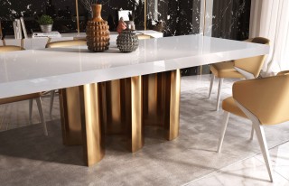 Contemporary Unique Design Luxury Dining Room Set