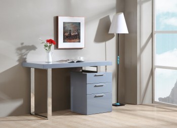 Star Desk with Cast Chrome Supports