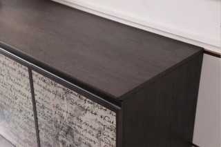 Modern Smoked Ash Buffet for Dining Room