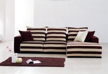 High End Micro Suede L-shape Sofa Furniture