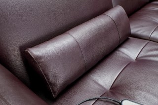 Exquisite Leather Upholstery Corner L-shape Sofa