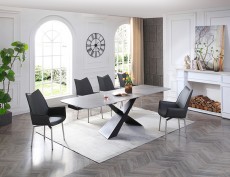Extendable Modern Furniture Table Set Extendable Modern Furniture Table Set