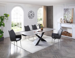 Extendable Modern Furniture Table Set