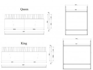 Made in Portugal Contemporary Modern Bedroom Sets