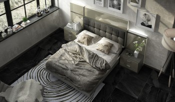 Lacquered High-class Quality High End Platform Bed with Drawers Lacquered High-class Quality High End Platform Bed with Drawers