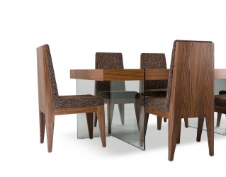 Contemporary Extendable Designer Table and Chairs Set