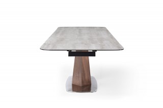 Elegant Wooden Fabric Seats Modern Furniture Table Set