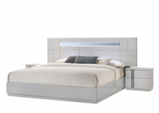 Elegant Wood Elite Modern Bedroom Sets with Light System