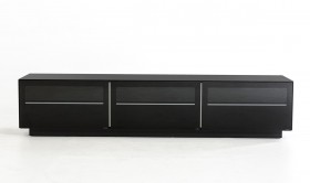 Modern Black Matte TV Stand
