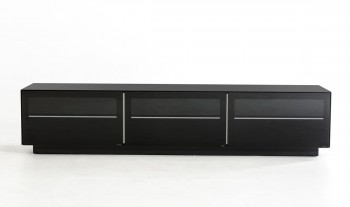 Modern Black Matte TV Stand