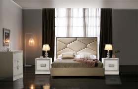 Leather Headboard High End Bedroom Furniture