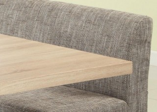 Light Oak Table with Self Storing Extension