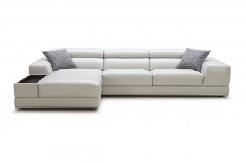 Adjustable Advanced Italian Leather Sectional with Pillows Adjustable Advanced Italian Leather Sectional with Pillows