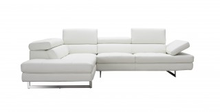 Adjustable Advanced Top-Grain Leather Sectional