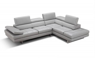 Exclusive Modern Leather L-shape Sectional