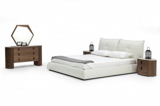 Italian Leather Designer Bedroom Furniture Sets