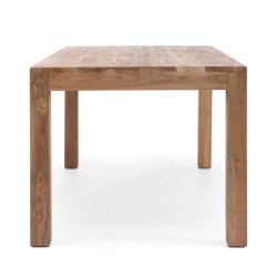 Rectangular Natural Wood Contemporary Dining Table