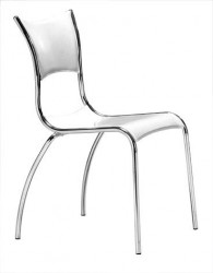 Vixen Dining Chair with Leatherette Back