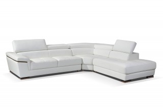 Elite Quality Leather L-shape Sectional