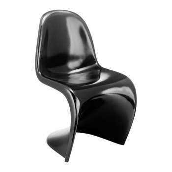 Contemporary S Shaped Modern Chair with Color Options