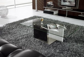 Rectangular Glass Top Coffee Table