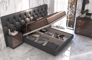 Made in Spain Leather Luxury Contemporary Furniture Set with Extra Storage