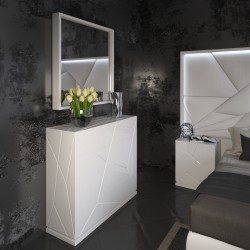 Elegant Leather Modern Design Bed Set