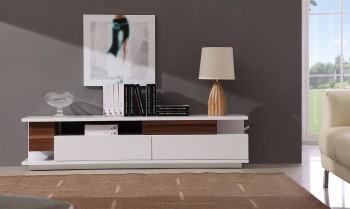 Exclusive Italian Design Clean Line Contemporary TV Stand with Drawers
