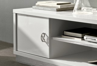 Modern White Gloss Italian Wall Unit with Lights