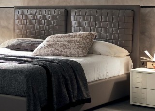 Made in Italy Leather Design Master Bedroom