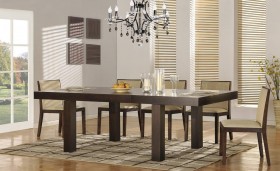 Contemporary Extendable 5 pc Dinner Set