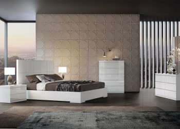 Elite Modern Bedroom Set wit Designer Headboard Elite Modern Bedroom Set wit Designer Headboard