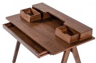 Modern Walnut Office Desk