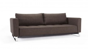 Fabric Upholstered Contemporary Sofa Bed