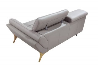 Luxury Italian Top Grain Leather Sectional Sofa