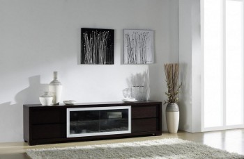 Ann Entertainment Unit with Movable Glass Doors and Drawers Ann Entertainment Unit with Movable Glass Doors and Drawers