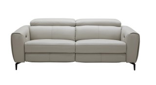 Premium Italian Leather Sofa Set with Recliner Seats