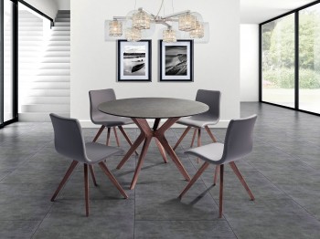 Elegant Leather Dining Room Furniture