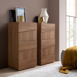 Made in Italy Wood Platform Bedroom Furniture Sets