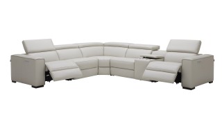 Unique Leather Upholstery Corner L-shape Sofa