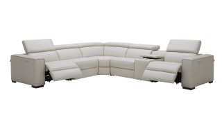 Unique Leather Upholstery Corner L-shape Sofa