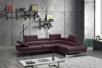 Advanced Adjustable Covered in All Leather Sectional