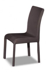 White Brown Black Contemporary and Comfortable Dining Chair