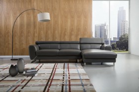 Exquisite Modern Top-Grain Italian Sectional