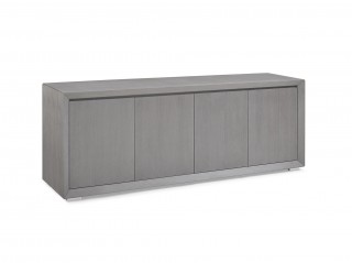 4 Doors Gray Oak Buffet for Living Room