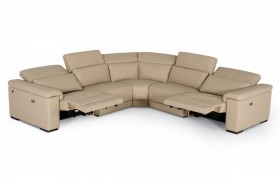 Extravagant Designer Leather Sectional