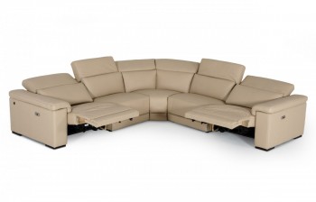 Extravagant Designer Leather Sectional