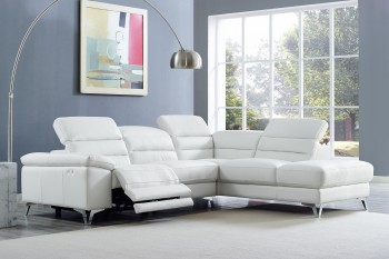 Graceful Italian Leather Sectional