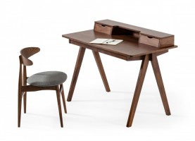 Modern Walnut Office Desk